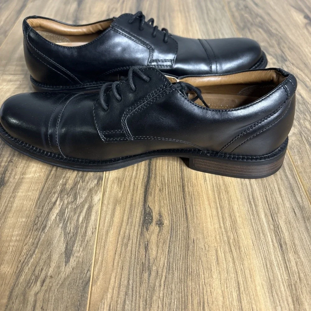 George Dress‎ Oxfords Men's Size 9 Shoes Black Leather